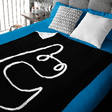 Discover Big Dog face Baby Blankets