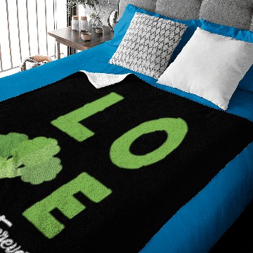 Discover Love Broccoli Forever Vegetarian Baby Blankets