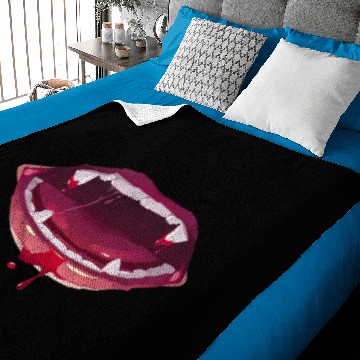 Discover Dracula Scary Mouth Baby Blankets