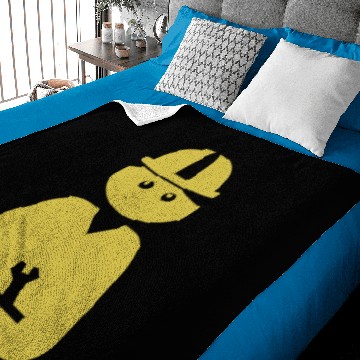 Discover construction worker Baby Blankets