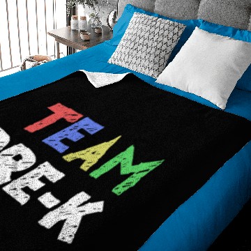 Discover Team Pre K Teacher Back To School Baby Blankets