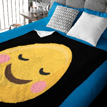 Discover Funny Emoticon Smiley Face Baby Blankets
