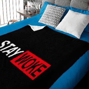 Discover Stay Woke Protest Baby Blankets