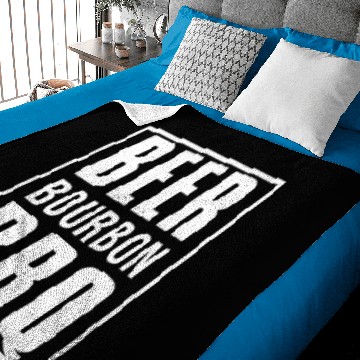 Discover Beer bourbon bbq Baby Blankets