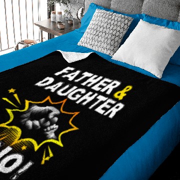 Discover Father And Daughter Duo ! Baby Blankets- Funny Father's Day