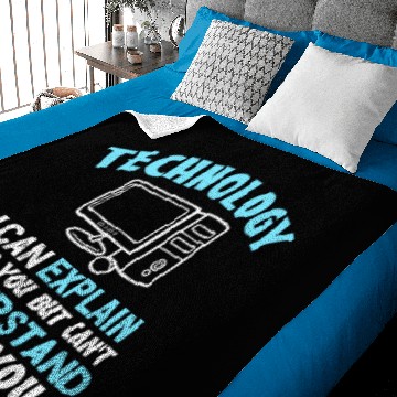 Discover Funny Computer Technology Funny Network Engineer Baby Blankets