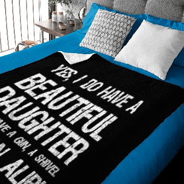 Discover beautiful child weapon shovel alibi conservative d Baby Blankets