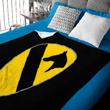 Discover 1st Cavalry Division Patch Patriotic Baby Blankets