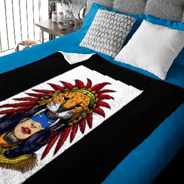 Discover Aztec Jaguar Princess Baby Blankets