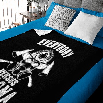 Discover Everybody versus Corona - firefighter Baby Blankets