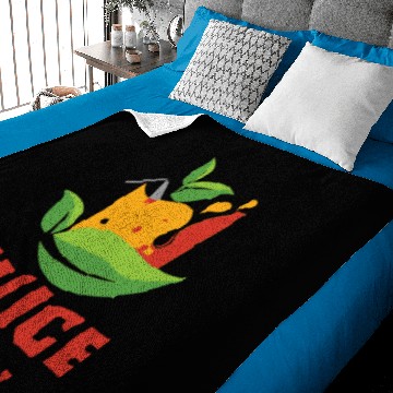 Discover juicy fruit snacks Baby Blankets