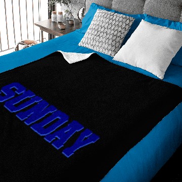 Discover Sunday - Weekend - Slogan - Quote - Day Baby Blankets