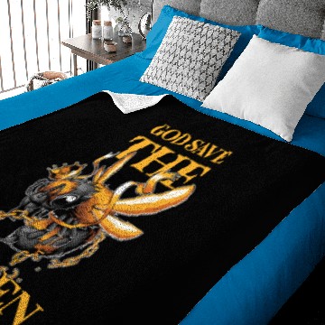 Discover God save the queen - Bees Baby Blankets