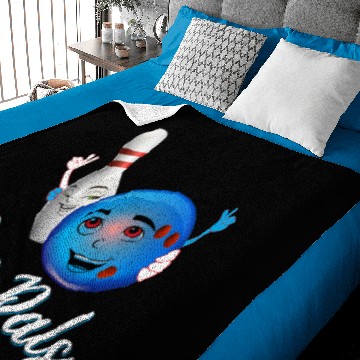 Discover Bowling - Pin Pals Baseball Jerseys Baby Blankets