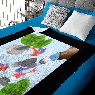 Discover Fish Pond Baby Blankets