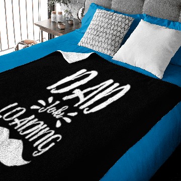 Discover dad joke loading Baby Blankets