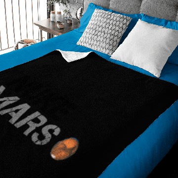 Discover Nuke Mars | black Baby Blankets