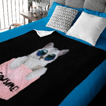 Discover Cool cat in pocket Baby Blankets