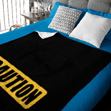 Discover Caution This Is Sparta Baby Blankets