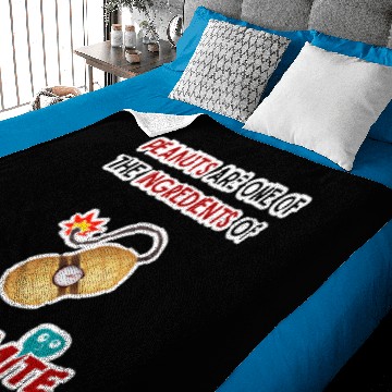 Discover Dangerous Peanuts Baby Blankets