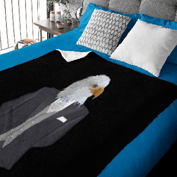 Discover Eagle with suit tuxedo gift idea Baby Blankets