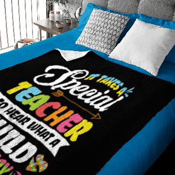 Discover Special Education Teacher Autism Teacher Awareness Baby Blankets