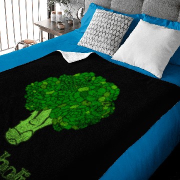 Discover Funny Broccoli Baby Blankets