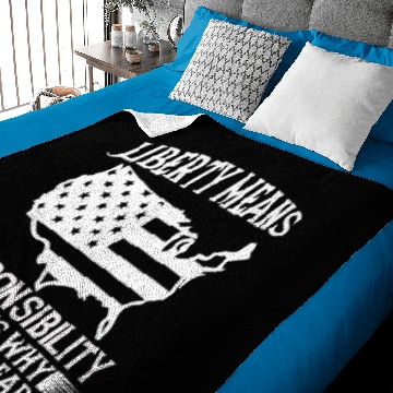 Discover Independence Day Meaning od Liberty Baby Blankets