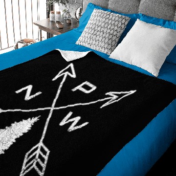 Discover Pine Tree PNW Pacific Northwest With Arrows Baby Blankets