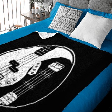 Discover My Bass Funny Logo Baby Blankets