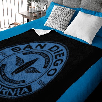 Discover San Diego Baby Blankets