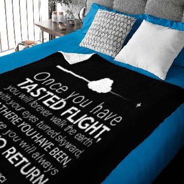 Discover Leonardo Da Vinci aviation quote Baby Blankets