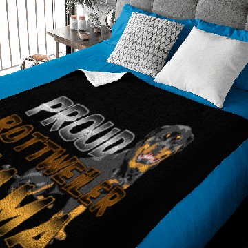 Discover Proud Rottweiler Mom Baby Blankets