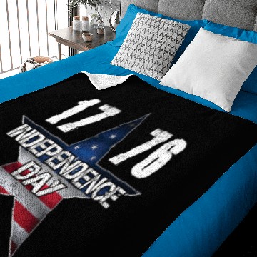 Discover Independence Day Star 1776 Baby Blankets