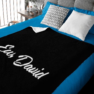Discover Ew David Script Baby Blankets