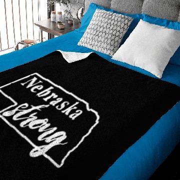Discover nebraska strong Baby Blankets