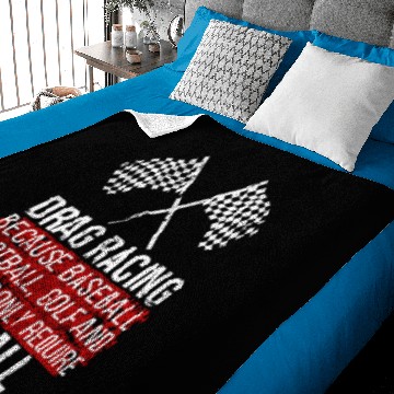 Discover Drag Racing One Ball Baby Blankets