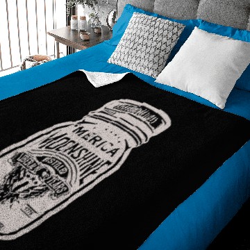Discover merica moonshine america Baseball Jerseys Baby Blankets