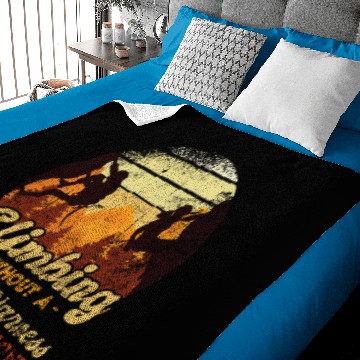 Discover Bouldering Rock Climbing Bouldern Baby Blankets