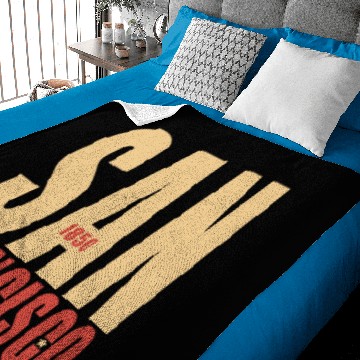 Discover San Francisco 1850 Baby Blankets