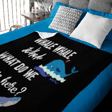 Discover whale whale whale what do we have here Baby Blankets