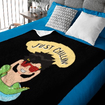 Discover Chibi Kuroo Tetsurou - HQ Stickers [Just Chilin] Baby Blankets