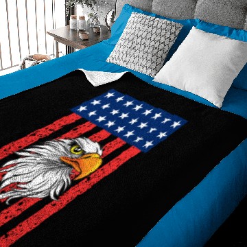 Discover American Bald Eagle Baby Blankets