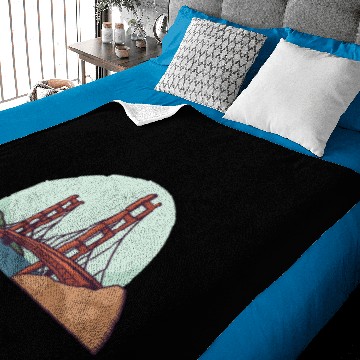 Discover Golden Gate Bridge Baby Blankets