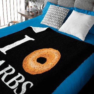 Discover I Bagel Carbs Baby Blankets