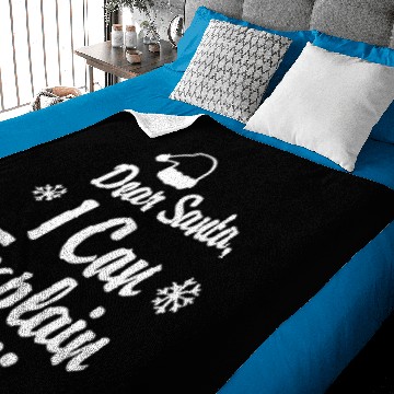 Discover Dear Santa I Can Explain Baby Blankets
