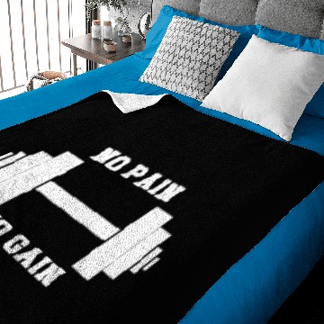 Discover No pain no gain Baby Blankets
