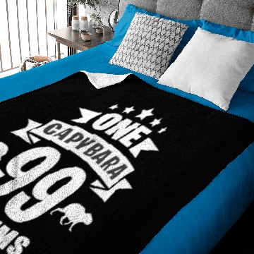 Discover One Capybara 99 Problems Baby Blankets