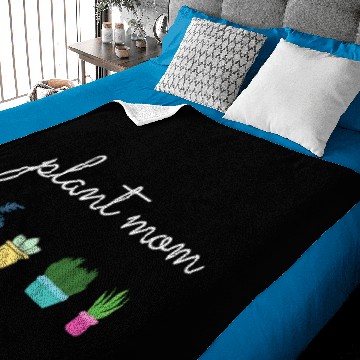 Discover Plant Mom Baby Blankets
