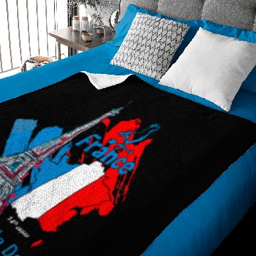 Discover Happy Bastille Day Baby Blankets